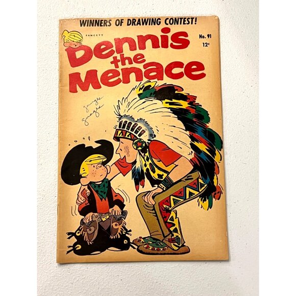Dennis The Menace Various Issues Fawcett 1967–1969 Pre-Owned Vintage Comic Books - Picture 7 of 9